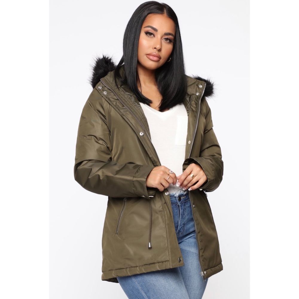 NWT Fashion Nova Faux Fur Jacket - M